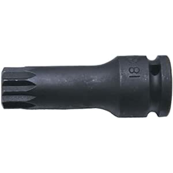 Hans 1/2″ Black Impact Spline (XZN) Socket 18 mm – Product Code 84018‑3M18